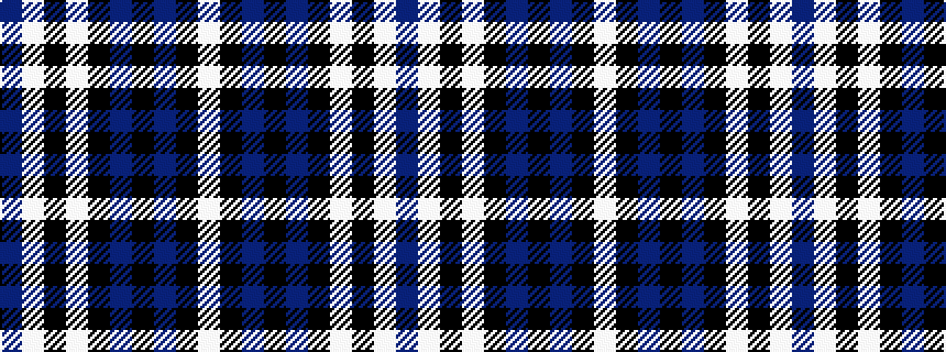 idealised woven sample of pattern BWKWKBKBKW