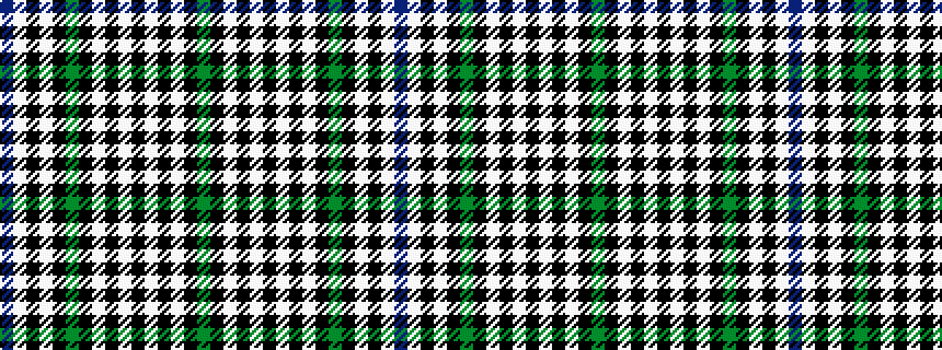 idealised woven sample of pattern BWKWKGKWKWKWKWKG
