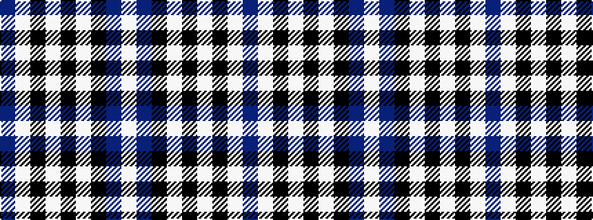 idealised woven sample of pattern BWKWKWKBW