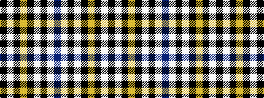 idealised woven sample of pattern BWKWKYKWK