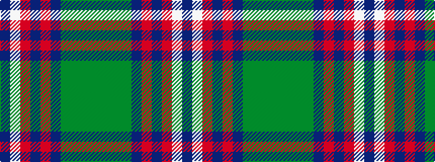 idealised woven sample of pattern BWRBRBGGGG