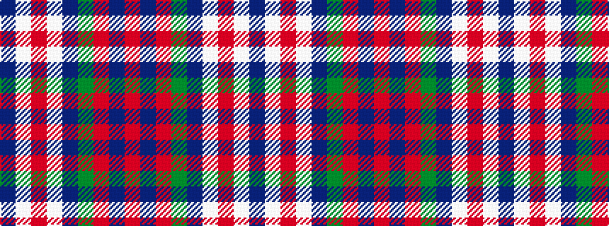 idealised woven sample of pattern BWRWBGRBR