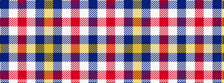 idealised woven sample of pattern BWRWBY