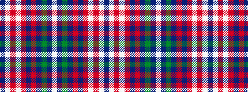 idealised woven sample of pattern BWRWRBRBGBW