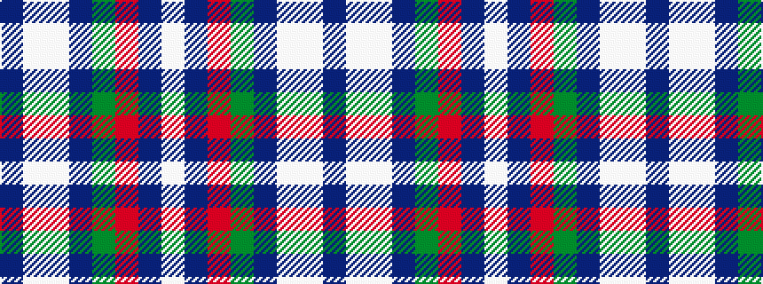 idealised woven sample of pattern BWWBGRBW
