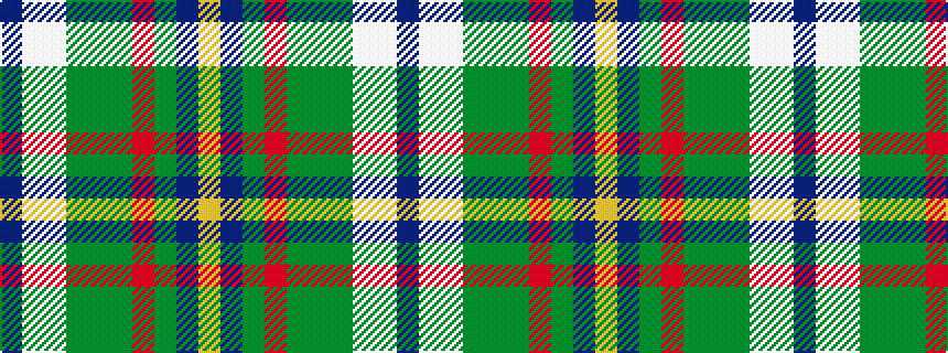 idealised woven sample of pattern BWWGGGRGBY