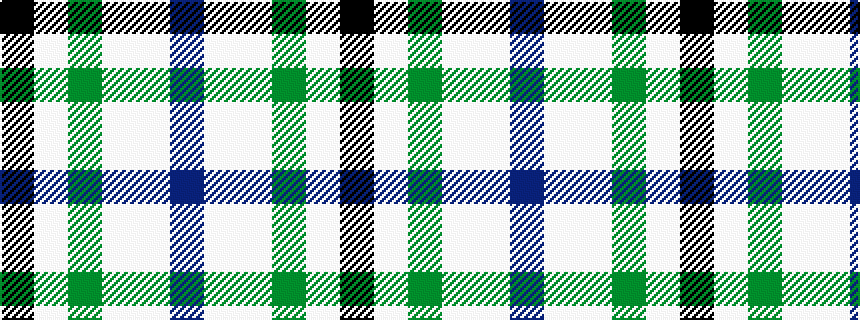 idealised woven sample of pattern BWWGWK