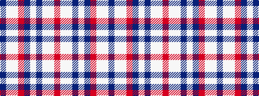 idealised woven sample of pattern BWWRBWBWWR