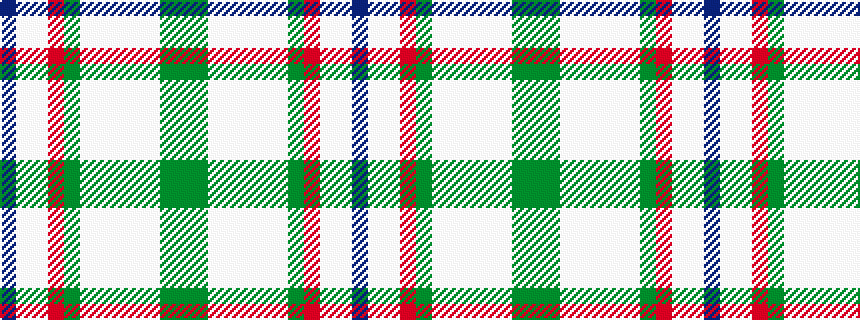 idealised woven sample of pattern BWWRGWWWWWGG
