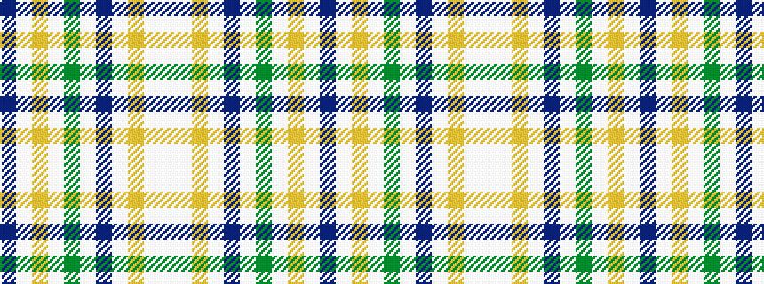 idealised woven sample of pattern BWYWGWBWYWW