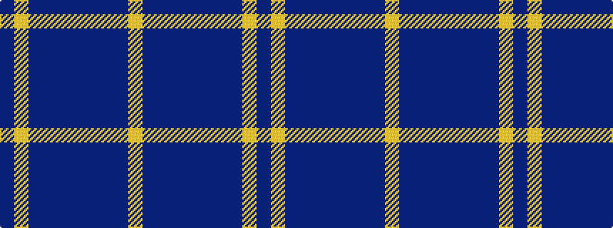 idealised woven sample of pattern BYBBBBBBBY