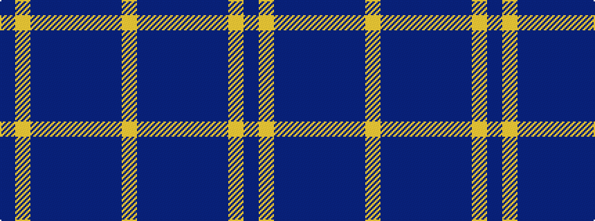idealised woven sample of pattern BYBBBBBBY