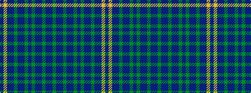 idealised woven sample of pattern BYBBGBBGBGBBGBBG