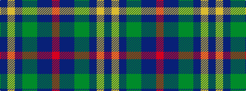 idealised woven sample of pattern BYBGGBBR