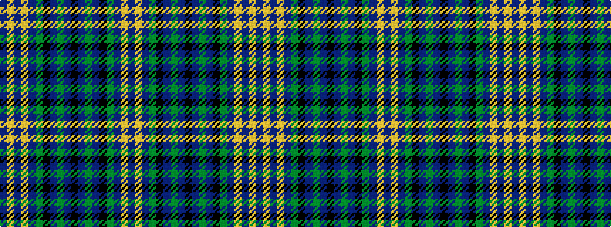 idealised woven sample of pattern BYBGKBGBKBGBKGBYBYB