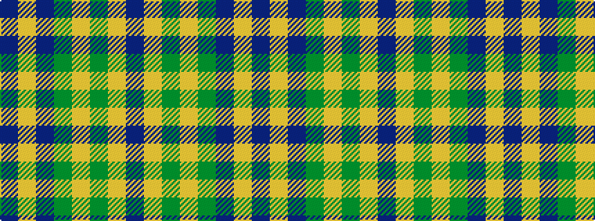 idealised woven sample of pattern BYBGYGYB