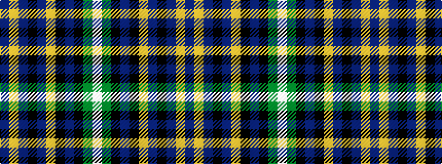 idealised woven sample of pattern BYBKBYKBKGW