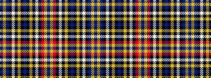 idealised woven sample of pattern BYBKWKYKBKYKWKRYB