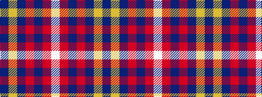 idealised woven sample of pattern BYBRBRW