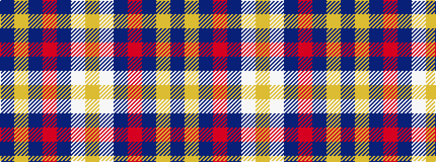 idealised woven sample of pattern BYBRBWY