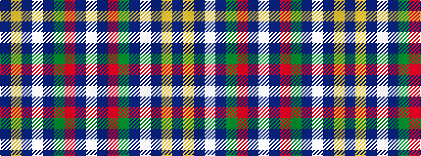 idealised woven sample of pattern BYBWBGRBW