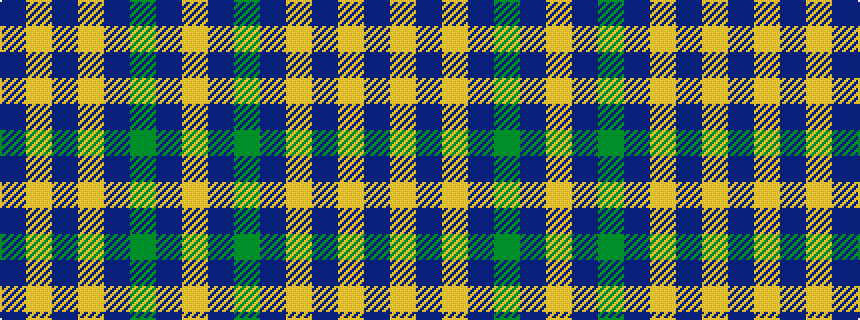 idealised woven sample of pattern BYBYBGBY