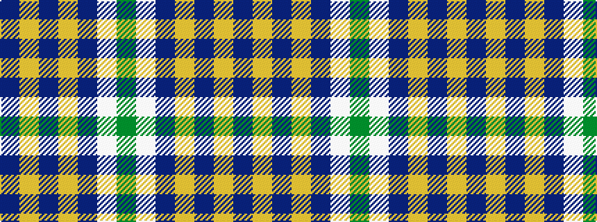idealised woven sample of pattern BYBYBWG