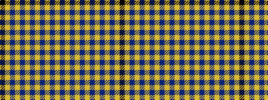 idealised woven sample of pattern BYBYBYBYBYBYK