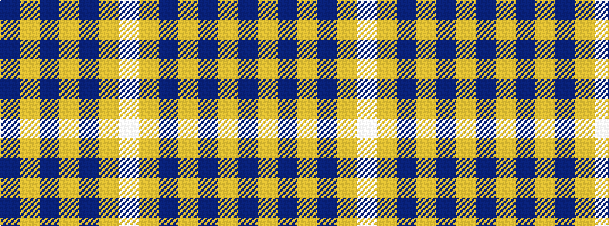 idealised woven sample of pattern BYBYBYW