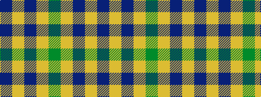 idealised woven sample of pattern BYBYG