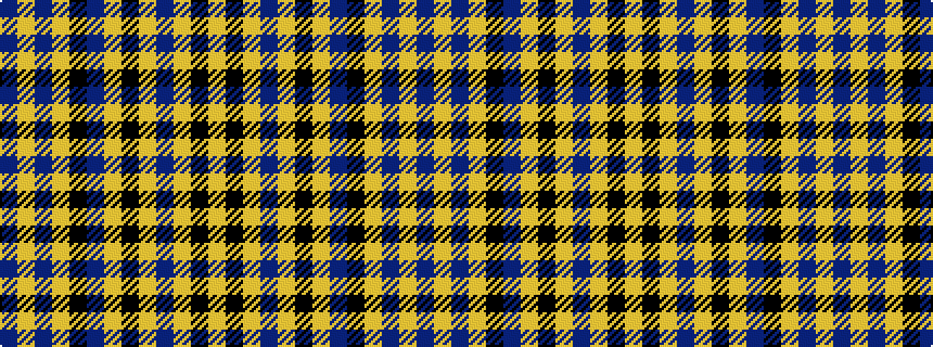 idealised woven sample of pattern BYBYKBYKYBYKY