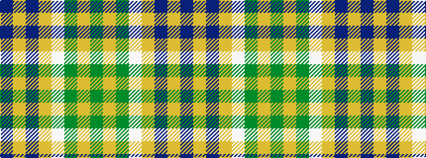 idealised woven sample of pattern BYBYWGYG