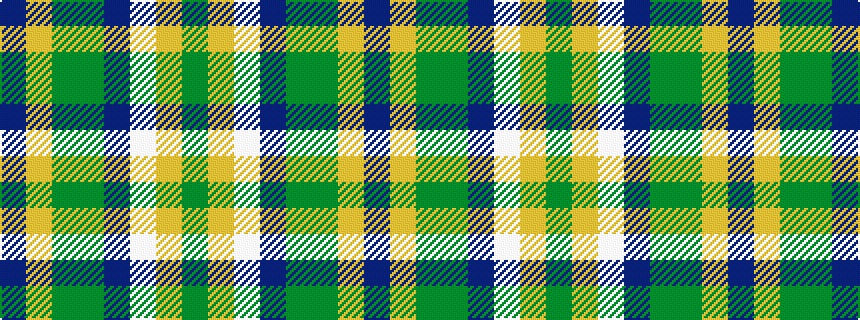 idealised woven sample of pattern BYGGBWYG