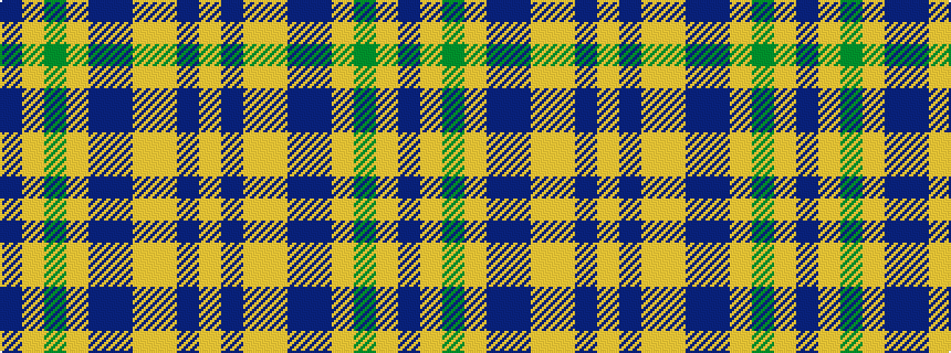 idealised woven sample of pattern BYGYBBYYBY