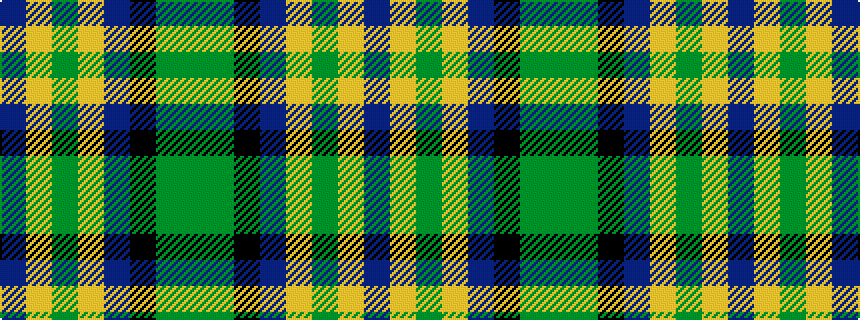 idealised woven sample of pattern BYGYBKGG