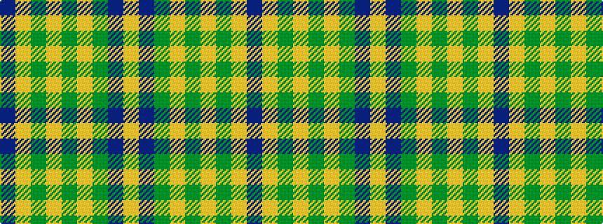 idealised woven sample of pattern BYGYGYGBY