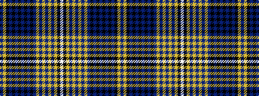 idealised woven sample of pattern BYKBKBKBKBKBYBYBYBYKW
