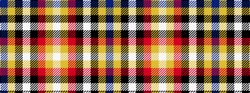 idealised woven sample of pattern BYKWKRYW