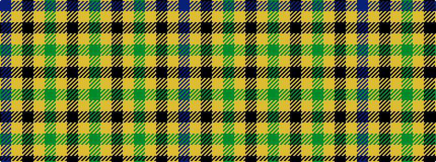 idealised woven sample of pattern BYKYGYKYG