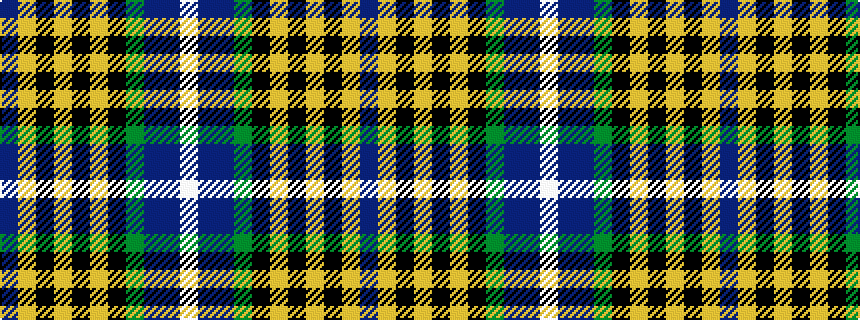 idealised woven sample of pattern BYKYKYKGBBW