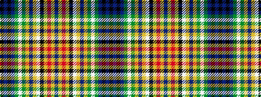 idealised woven sample of pattern BYRYKWYBYGWGBKBK
