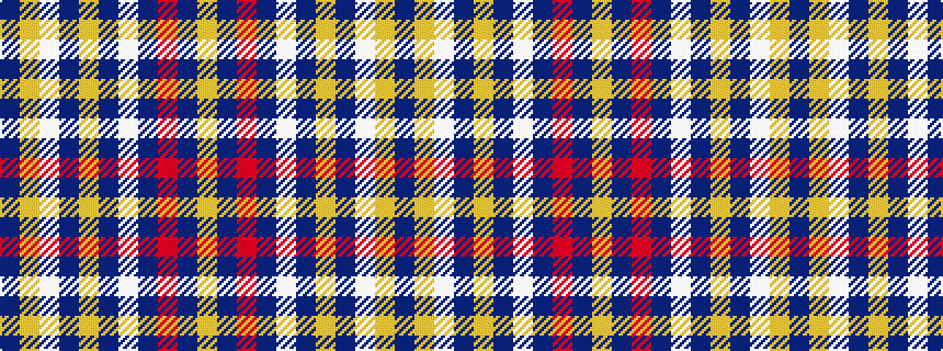 idealised woven sample of pattern BYWBYBWBRBY