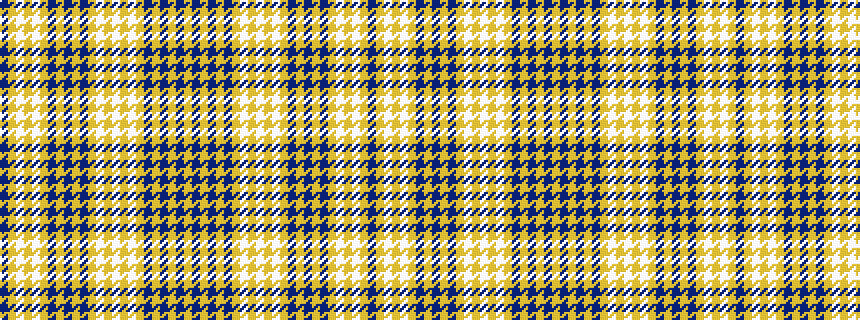 idealised woven sample of pattern BYWYWYBYBYBYWYWYWYBYBYBY