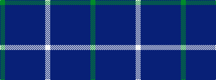 idealised woven sample of pattern GBBBBBBBBW