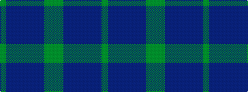 idealised woven sample of pattern GBBBBBBGG