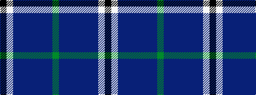 idealised woven sample of pattern GBBBBBBWK