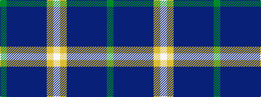 idealised woven sample of pattern GBBBBBBYW