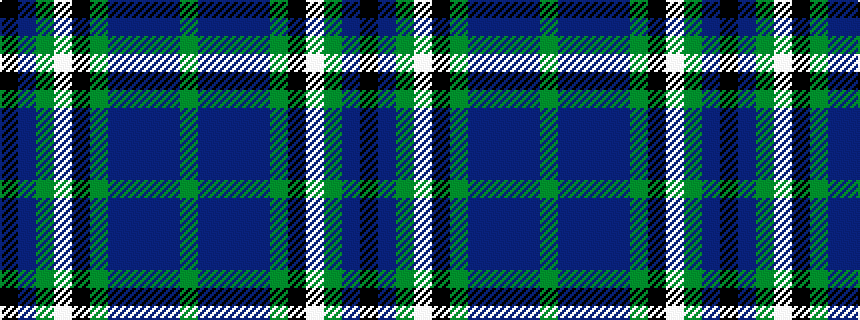 idealised woven sample of pattern GBBBBGKWGBK