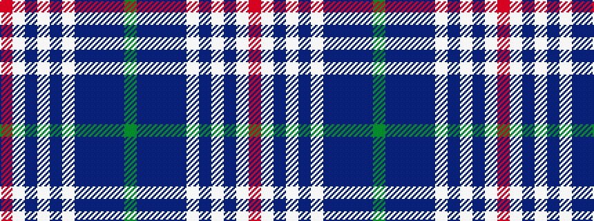 idealised woven sample of pattern GBBBBWBWBWR