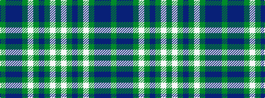 idealised woven sample of pattern GBBBGWGBGWG